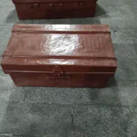 چمدان آهنی قدیمی۲ عدد یک میلیون و دویست هزار تومان