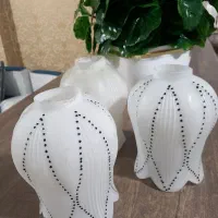 سه عدد حباب لوستر بسیار زیبا وتمیز