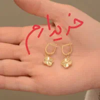 گوشواره ونکلیف طلا دست دوم