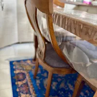 میز ناهار خوری شیک ۴ نفره چوبی با طراحی خاص|میز و صندلی غذاخوری|تنکابن, |دیوار