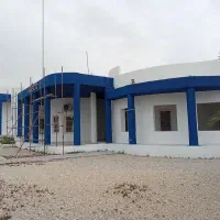 نقاشی ساختمان و درب وپنجره راه پله و نرده