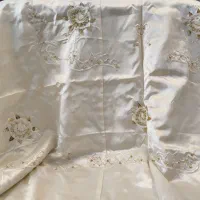 ست روتختی ساتن دونفره ۶تکه نو
