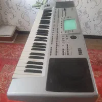 ارگ pa80 تمیز و پاور میکسر فونیکس و میکروفن بی سیم