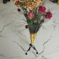 گلدان جا قابلمه ای چهارپایه جامیوه چادر مشکی ترمه