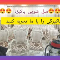 مبلشو‌یی پاکیزه‌ هفت‌نفره فقط ۴۵۰ آگهی‌خوانده‌شود|خدمات نظافت|قم, بنیاد|دیوار
