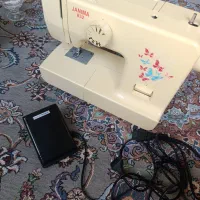 چرخ خیاطی گلدوزی جا دکمه جانیما سرویس شده به شرط