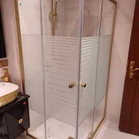 کابین دوش (دوردوشی )پارتیشن حمام شیشه سکوریت|لوازم حمام|چهارباغ, |دیوار