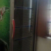 یخچال فریزر ایستاده یک درب شیشه ای