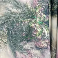 چادر رنگ سه بعدی|لباس|قم, لسانی|دیوار