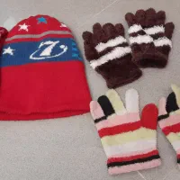 کلاه وشال و دستکش کودک