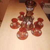 کوزه قلیان شاه‌عباسی ۶ استکان نعلبکی