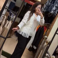 مانتو مجلسی گیپور سفید