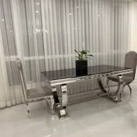 میز ناهارخوری استیل