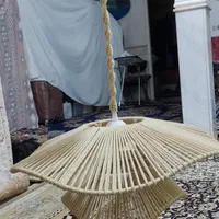 آباژور مکرومه رومیزی|چراغ خواب و آباژور|قم, نیروگاه|دیوار