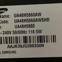 تلویزیون سامسونگ ۴۸ اینچ در حد نو|تلویزیون و پروژکتور|تهران, سازمان برنامه جنوبی|دیوار