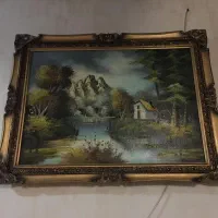 تابلو نقاشی منظره کار دست