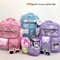 کوله پشتی کرومی ملودی سینامورول پیکسلی با اکسسوری|کیف، کفش، کمربند|مشهد, چهارچشمه|دیوار