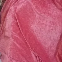 والن پرده کنار مخمل رنگ صورتی کمرنگ|پرده، رانر، رومیزی|تهران, دانشگاه علم و صنعت|دیوار