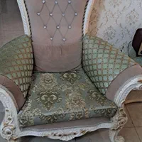 مبل استیل ۷نفرومیز نهار خوری ۸نفرویک ساعت ایستاده|مبلمان خانگی و میز عسلی|رشت, دیلمان|دیوار