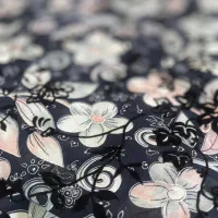 چادر رنگی گل مخملی مجلسی