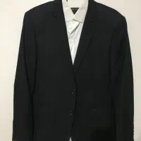 کت شلوار مردانه همراه با پیراهن و کت چرم داخل مخمل