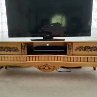 میز تلویزیون چوبی