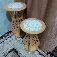 میز عسلی وتلفن قابلمه بزرگ