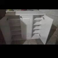 جا کفشی ۳ درب سفید صدفی|جاکفشی، کمد، دراور|بندرعباس, |دیوار