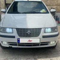 سمند Ef7 سفید مدل ۹۰