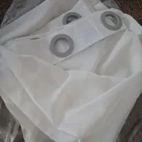پرده حریر ساده پانچ