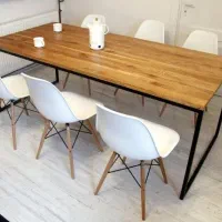 صندلی پایه ایفلی با میز رستیک روس|میز و صندلی غذاخوری|تهران, آرارات|دیوار