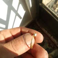 سلام خدمت دوستان یه انگشتر الماس|جواهرات|تاکستان, |دیوار
