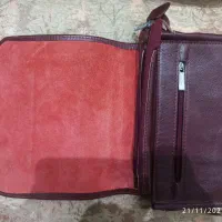 کیف دوشی زنانه تمام چرم گاوی در حد نو|کیف، کفش، کمربند|تهران, سازمان آب|دیوار