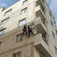 کار در ارتفاع باطناب پیچ رولپلاک آببندی شستشونما|خدمات پیشه و مهارت|زنجان, |دیوار