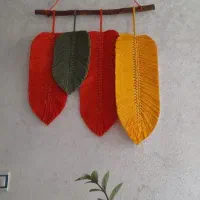 دیوارکوب دستساز مکرومه|صنایع دستی و سایر لوازم تزئینی|قرچک, زیبا شهر|دیوار