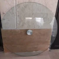 شیشه میز گرد