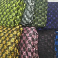 پارچه تور دانتل طرح شکوفه
