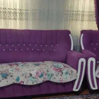 مبل هفت نفره و میز جلو مبلی و ۳تا عسلی .۴تومن .