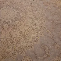 فرش ۶ متری طوسی کرم صورتی