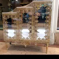 آینه کنسول.بوفه.جاکفشی.ویترین برنزی|بوفه، ویترین، کنسول|تهران, مسعودیه|دیوار