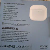 ایرپاد بلوتوثی vonk درحد نو|لوازم جانبی موبایل و تبلت|مشهد, الهیه|دیوار