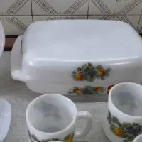 سرویس گل میوه فرانسوی|ظروف سرو و پذیرایی|نطنز, |دیوار