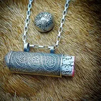 گردنبند نقره  خوش شانسی