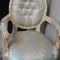 مبلمان سلطنتی۹نفره(فرحی)نو+لوسترسالنی زیبا|مبلمان خانگی و میز عسلی|اصفهان, لاله|دیوار