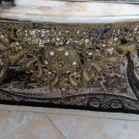 میز برنز پایه ماهی