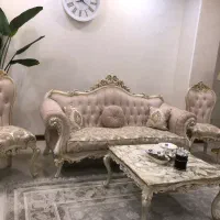 مبل سلطنتی چوب راش در حد نو