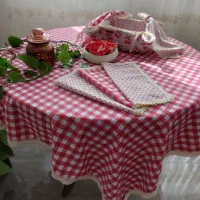 رومیزی سفره رانر  دستمال دکوراتیو باکس نون ضدلک‌