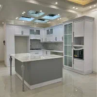 اجرای کابینت-نئوکلاسیک-ممبران-هایگلاس-انزوپولیش