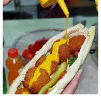 فلافل زن منطقه سیاهو