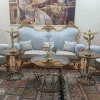 سلطنتی 9 نفره موجودی جدید گالری مبل فرمانبر